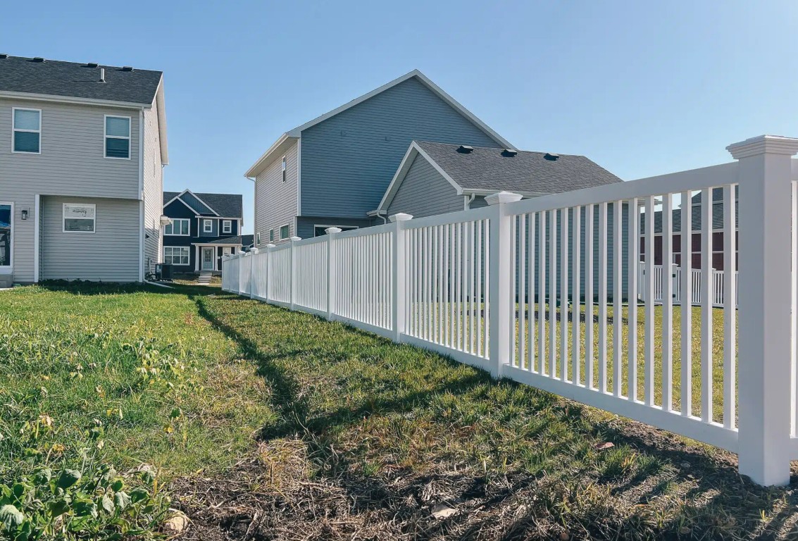 Durable aluminum fence installation combining style and security